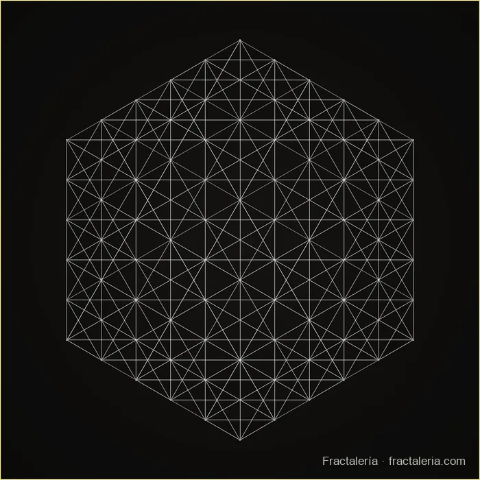 String art pattern: Hexagon · all parallels