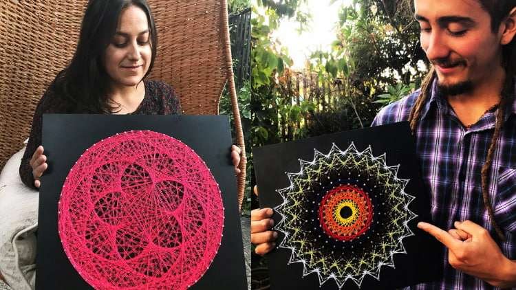 curso online hilomandala avanzado fractaleria hilorama string art geometría sagrada