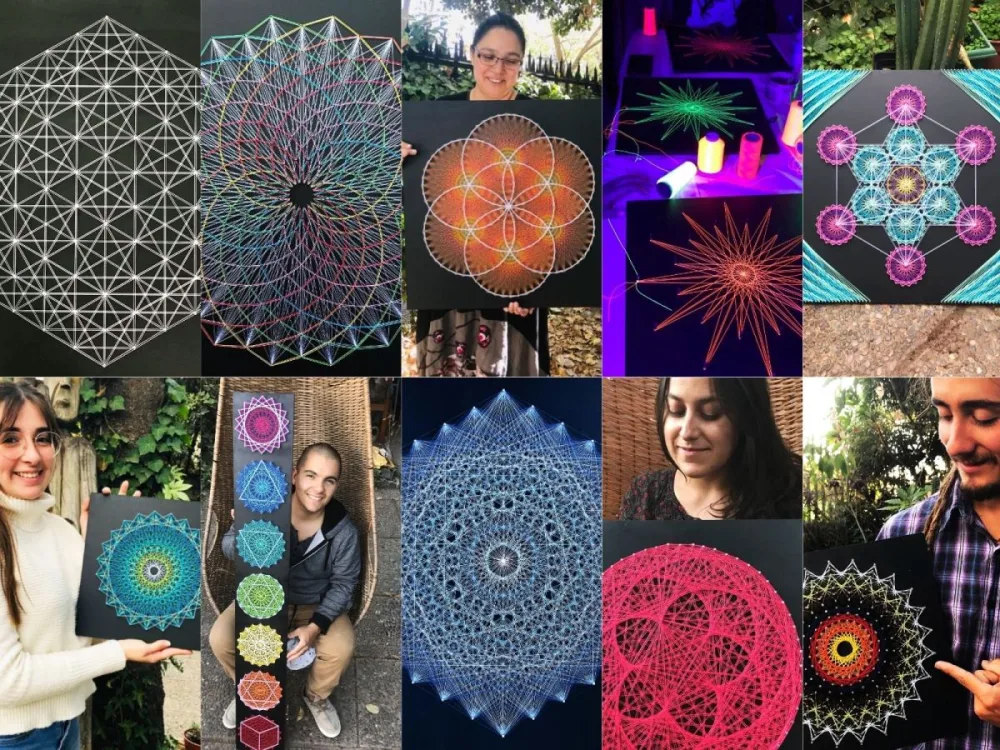 Los 12 diseños de hilomandala que aprenderás paso a paso