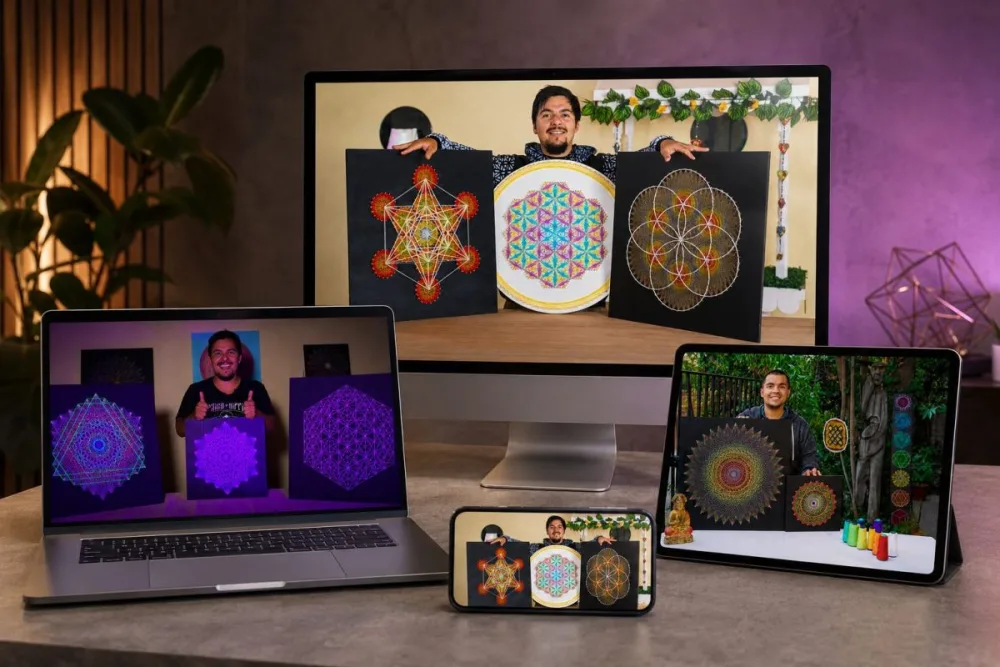 La Formación Hilomandala en computador, tablet y celular